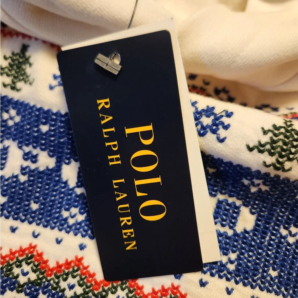 NWT Polo Ralph Lauren Kids Logo Fleece Hoodie Holiday Winter Classic Preppy Warm